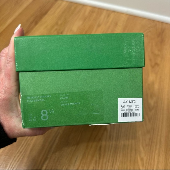 Jcrew Capri Silver Strappy Sandals - Picture 4 of 4